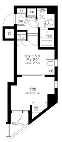 エクシム高円寺の間取り|間取りです。
