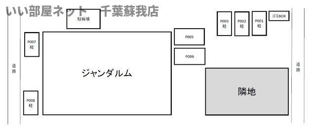 ジャンダルムの区画図