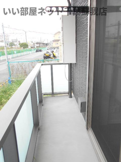 ジャンダルムのバルコニー|お洗濯にも便利なバルコニー付き