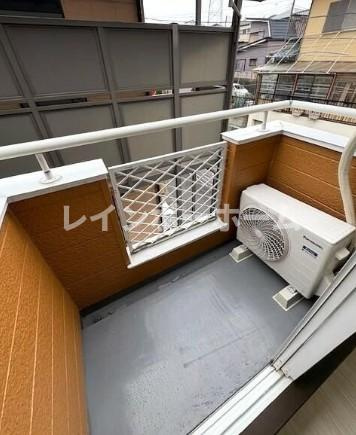 ジュネパレス流山のバルコニー|広々としたバルコニーです