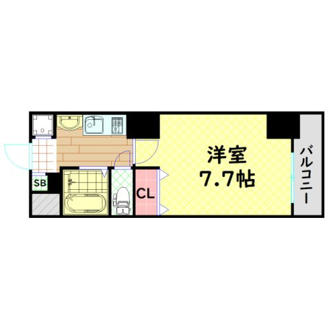 【間取り】 | La Douceur難波東