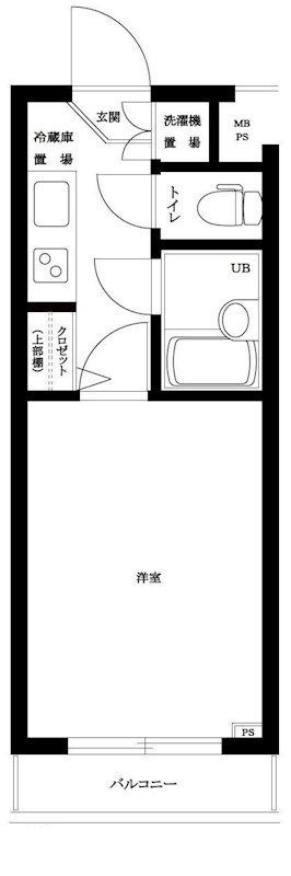 ルーブル三軒茶屋の間取り|間取りです。