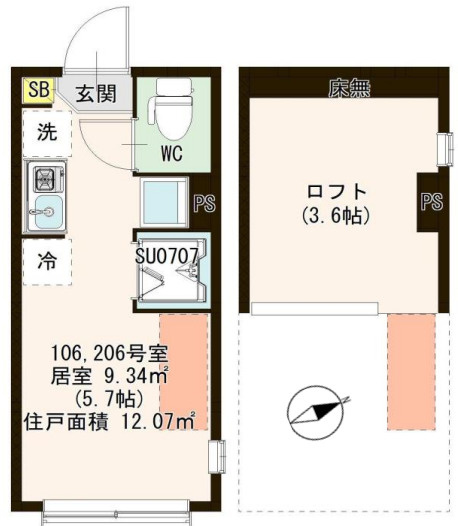 【間取り】 | ハーモニーテラス平井Ⅷ