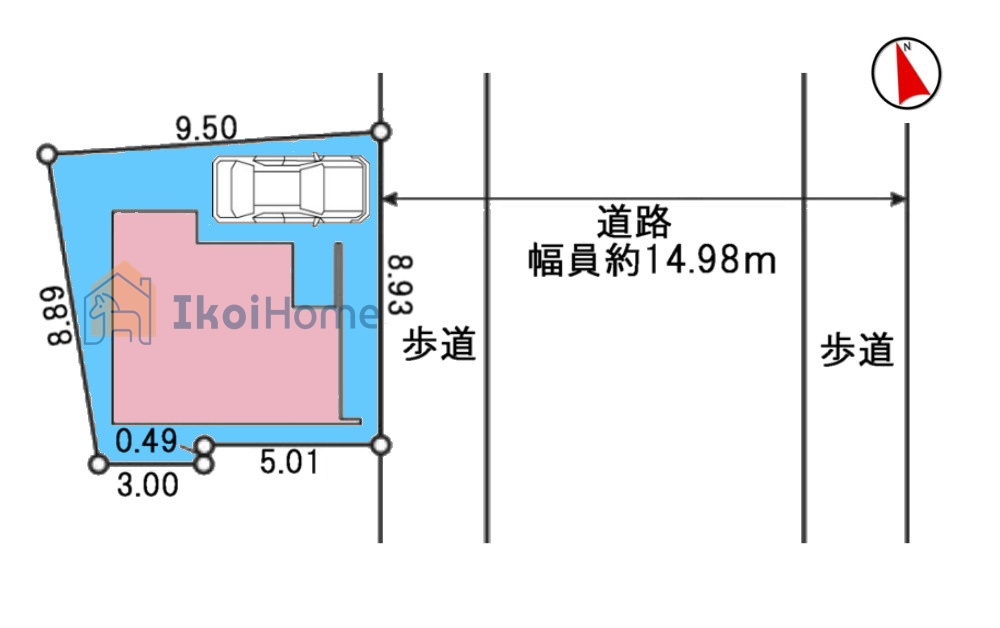 明石市船上町　全1棟　新築戸建の周辺|【ホームページに現地動画掲載中】●年中無休：当日予約可●前面道路広々！整備された歩道もあり安心です！