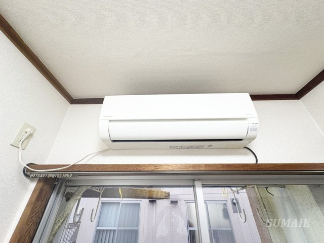 横山マンションの設備|エアコンです☆