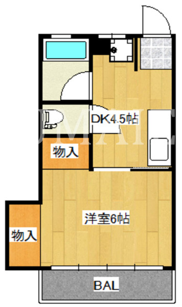横山マンションの間取り|間取です☆