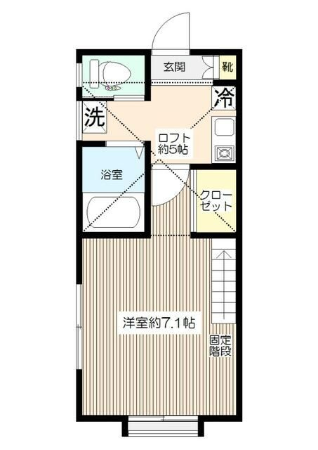 ルミノッソ２の間取り|間取りです。