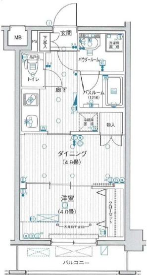 【間取り】 | 日神デュオステージ押上 | 間取り