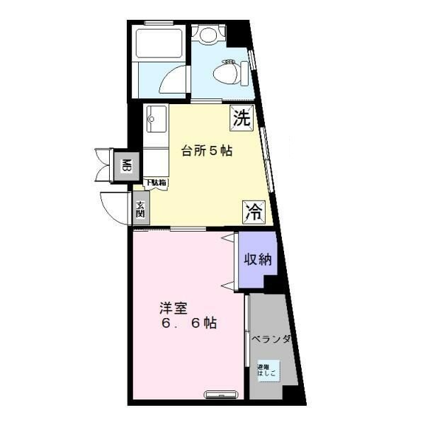 シャンポールⅢの間取り|間取りです。