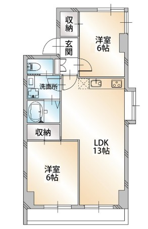 ハビテ葛西の間取り|間取りです。