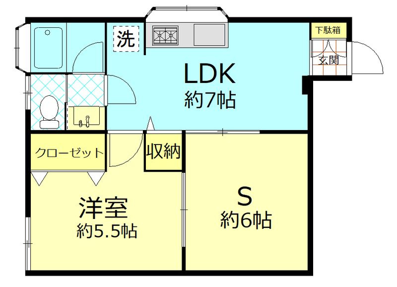 マスターズ大森西の間取り|間取りです。