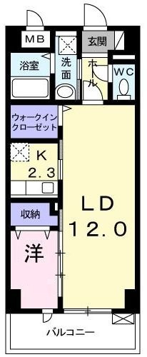 ラ・ソレイユの間取り|間取りです。