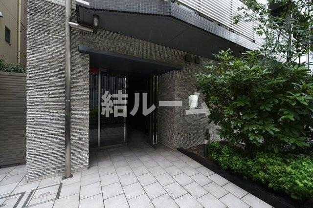 板橋区清水町の賃貸マンションのエントランス