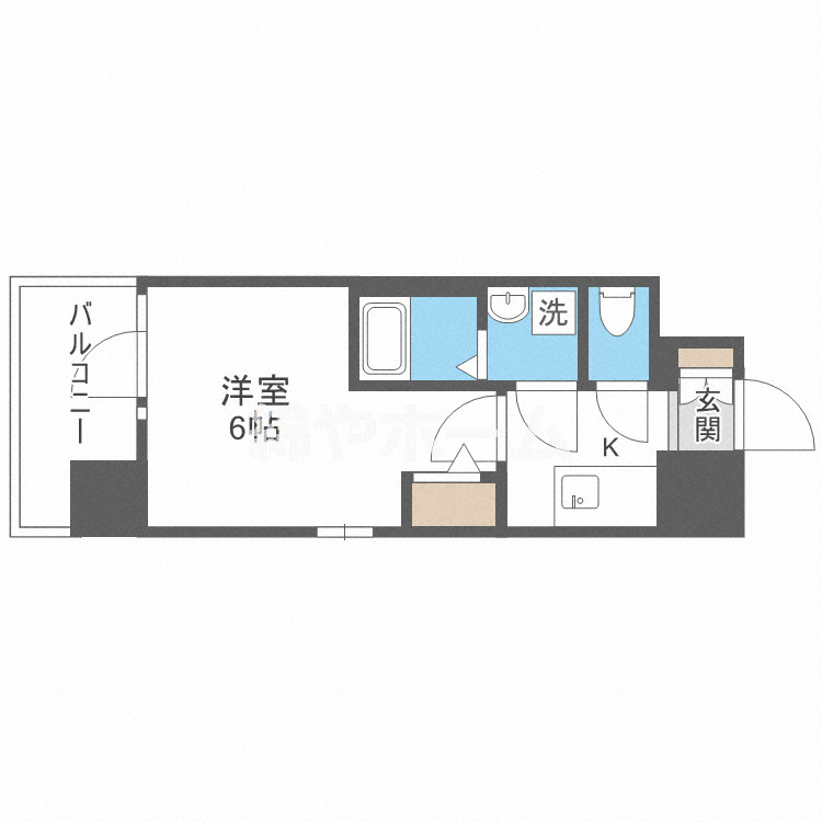 エスリード大阪 NAGAHORI GATEの間取り