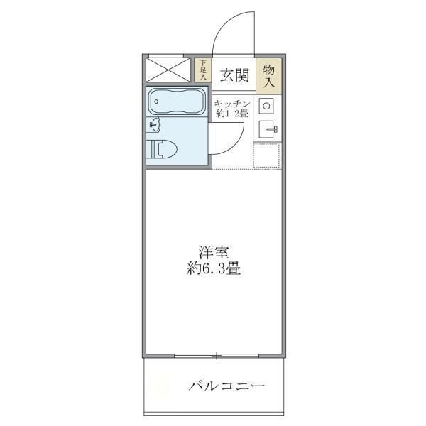ニューハイム早稲田の間取り|間取りです。