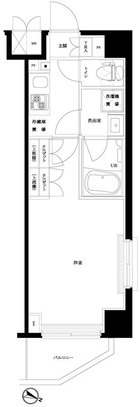 ルーブル蓮根 の間取り