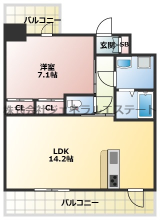 LaDouceur門真の間取り