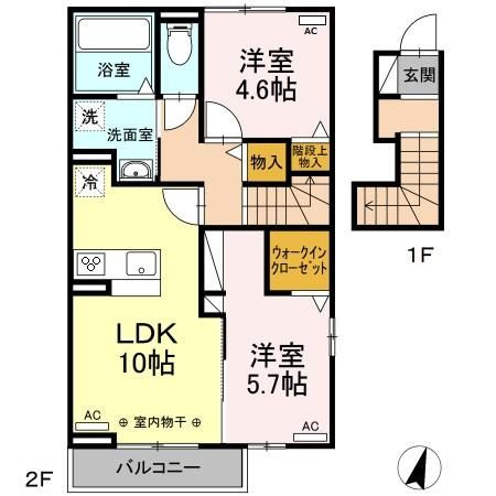 ソレイユの間取り