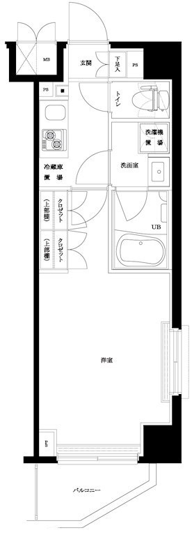 ルーブル蓮根 の間取り|間取りです。