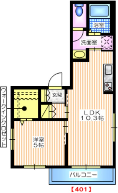 フォーレ横濱の間取り