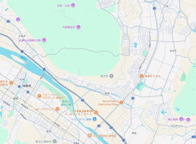 湖南市岩根　新築一戸建ての地図