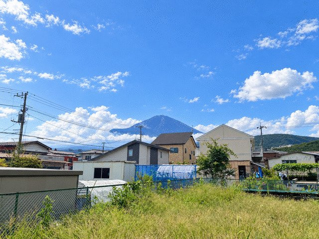駿東郡小山町須走の新築一戸建|敷地内からの富士山の眺望良好