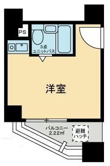 八丁堀東豊エステートの間取り|間取りです。