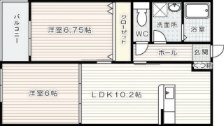 R’ｓ Residence愛宕の間取り