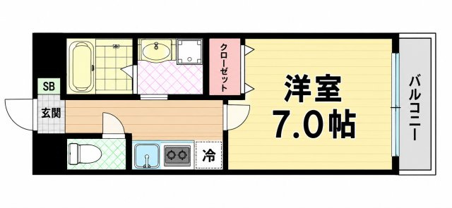 【間取り】 | オーロラタワー難波