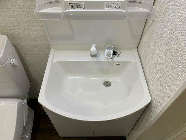 川崎市多摩区中野島４丁目のアパートの洗面所