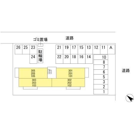 エスペランサの駐車場