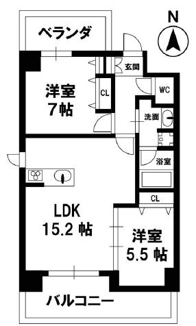 【間取り】 | クレシア布施