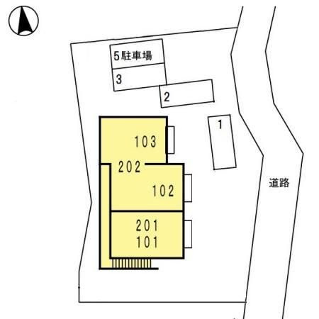 モンパレナスの区画図