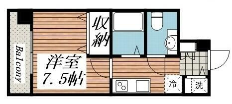 メゾン・ド・ヴィレ渋谷の間取り|間取りです。