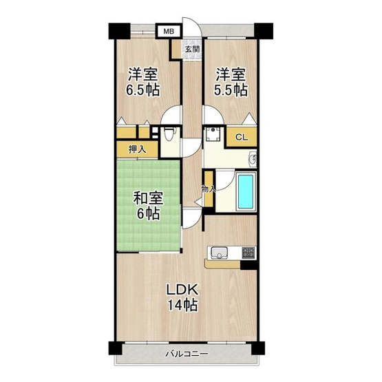 【間取り】 | ソルプラーサ堺