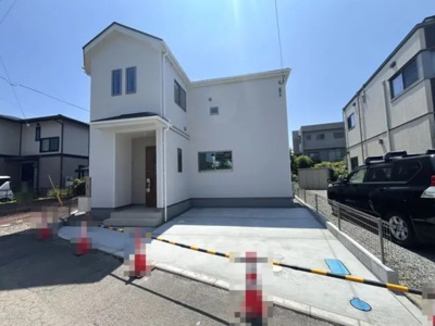 【外観】 | 駿東郡清水町長沢 新築一戸建て | 現在建築中の外観画像です。ご内覧は同じメーカーの完成物件へご案内いたしますので、いつでもご相談ください！
