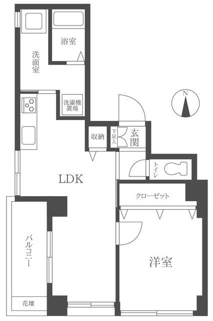 ビスタ竹早の間取り