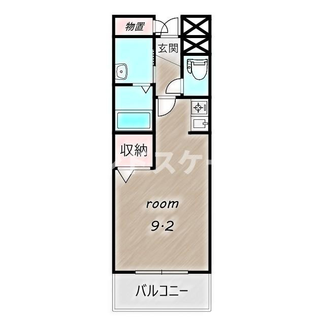 グロウステイトＷの間取り|高崎、前橋のお部屋探しはエンドスケープまで！お客様の理想お聞かせ下さい♪