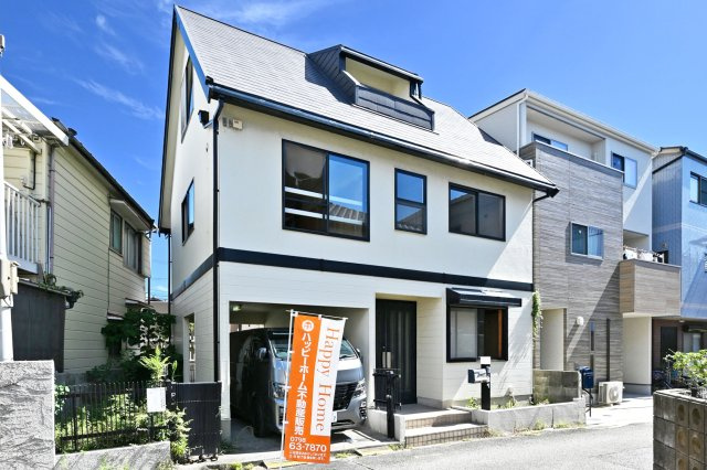 宝塚市亀井町中古戸建│3SLDK+駐車1台可の外観|＼ミサワホーム施工×リフォーム住宅／
阪急「逆瀬川」駅徒歩20分の立地、2026年11月リフォーム完了予定です。物件の詳細などお気軽にお問い合わせください。