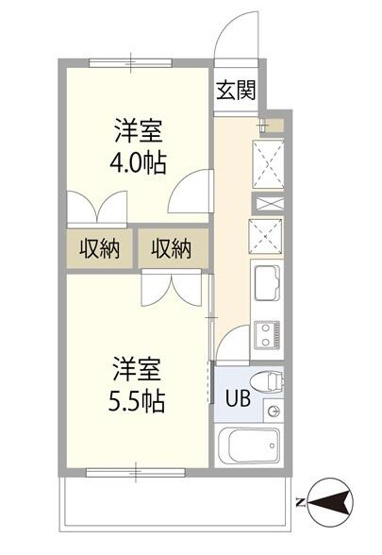 【間取り】 | ヴェルドミール中延