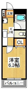 レオ五番館の間取り