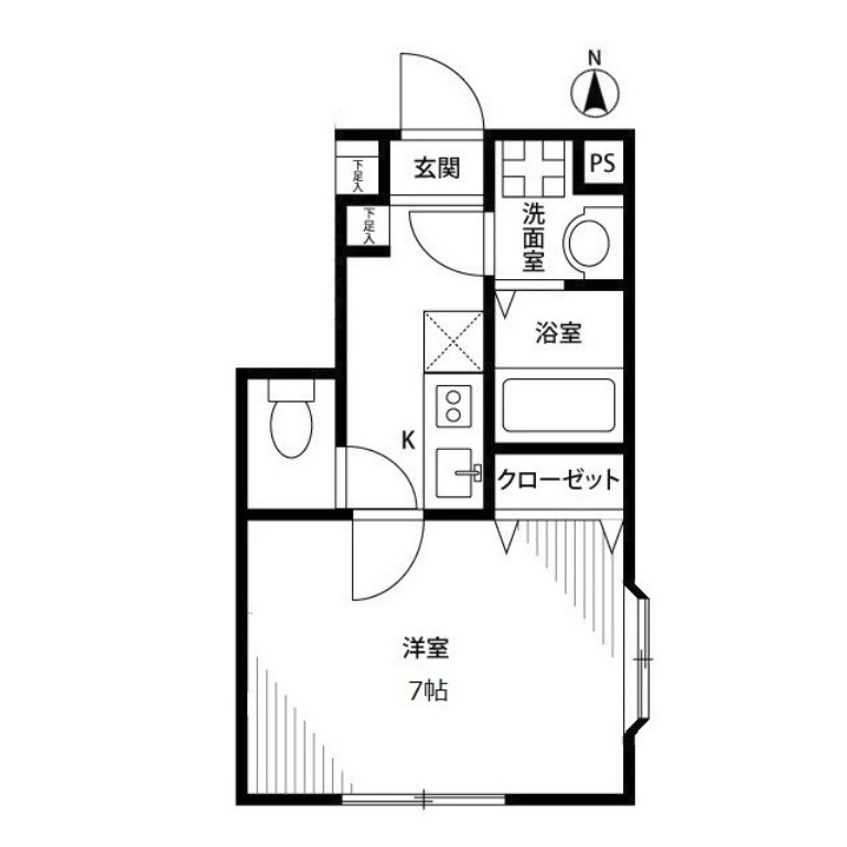 アムール Auroraの間取り