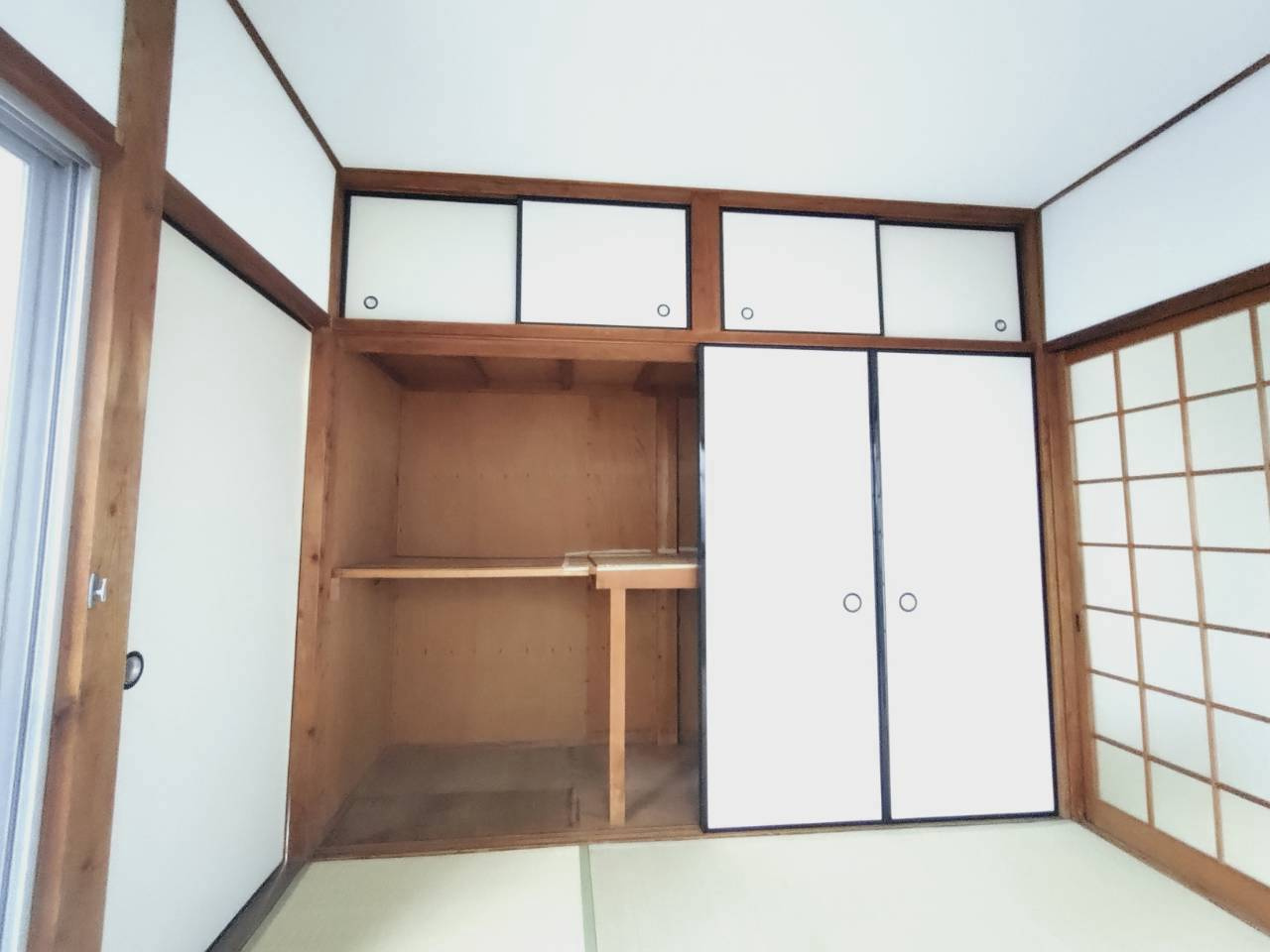 令和８年５月リフォーム完了☆山科駅まで徒歩１２分の好立地☆広々５ＤＫ+庭付き☆山科区御陵四丁野町の和室|和室押入