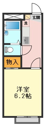 レオパレス千代田パレスの間取り