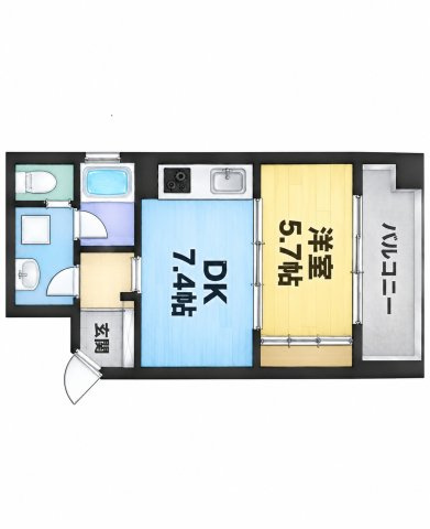 【間取り】 | アーバネックス南堀江