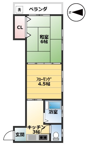 第2サトーハイツの間取り