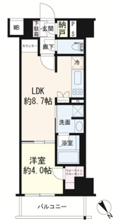 【間取り】 | デュオステージ横濱伊勢佐木