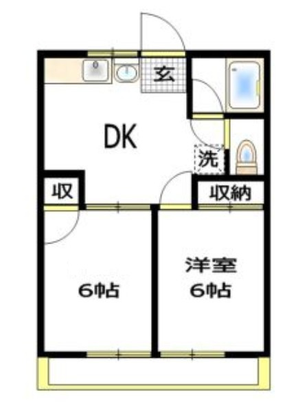 シティハイム寿の間取り