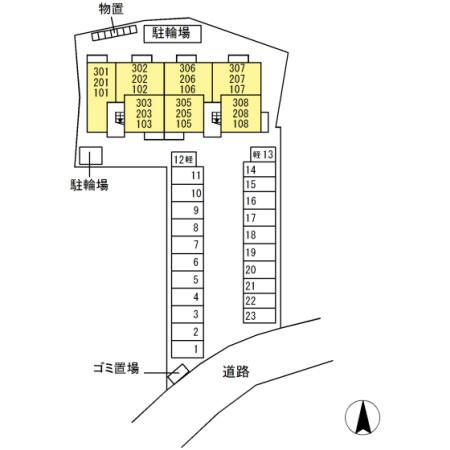 Ariga 10の区画図