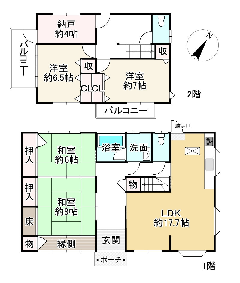 近江八幡市安土町桑実寺の間取り
